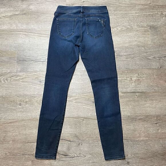 SILVER JEANS Calley Super Skinny Size 26x31 Dark Wash Denim - Picture 5 of 9